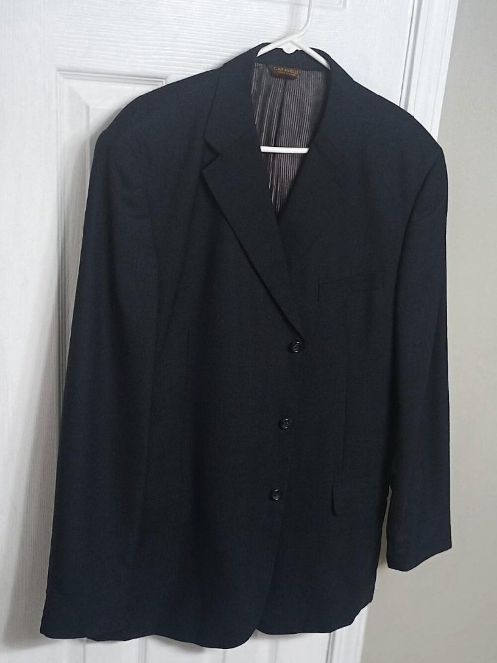Caravelli Men Dark Grayish Blue Suit Jacket Only 44L